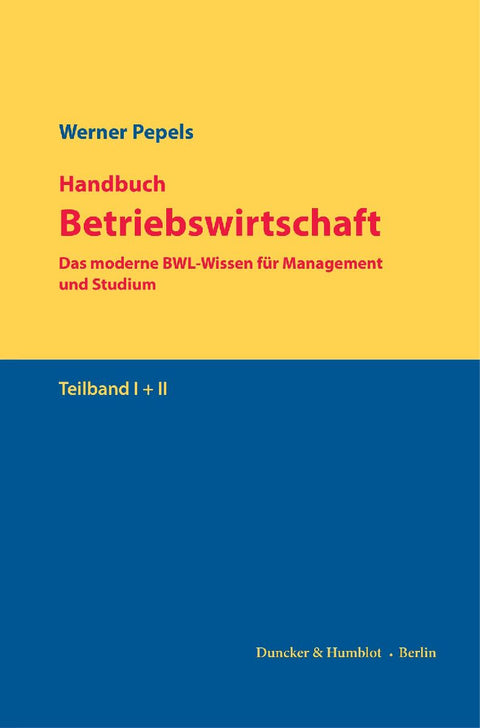 Handbuch Betriebswirtschaft