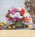 Herzliche Blumengrüße Postkartenkalender 2027