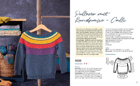 Stricken mit Sockenwolle für die Kleinen
