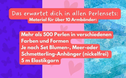 Perlenset Schmetterling