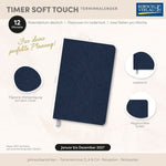 Timer Soft Touch nachtblau 2027