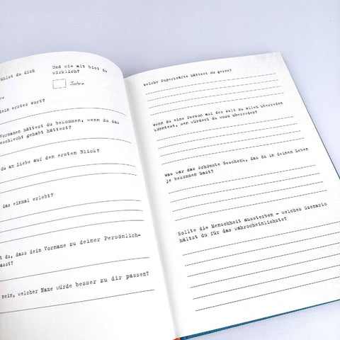 Verbrenn das Buch danach - Ein Ausfüllbuch für Erwachsene