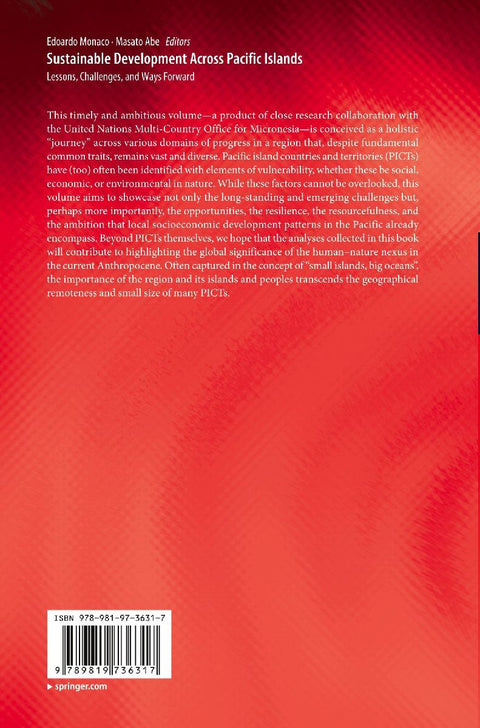 Sustainable Development Across Pacific Islands