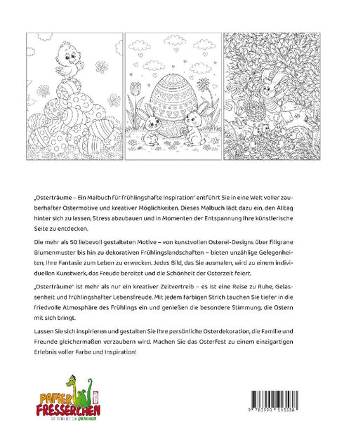 Osterträume - Ein Malbuch für frühlingshafte Inspiration