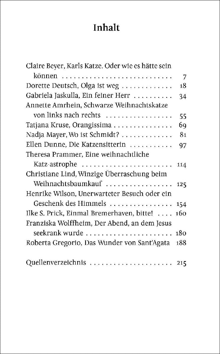Stille Nacht, Katzennacht (Innenansicht)