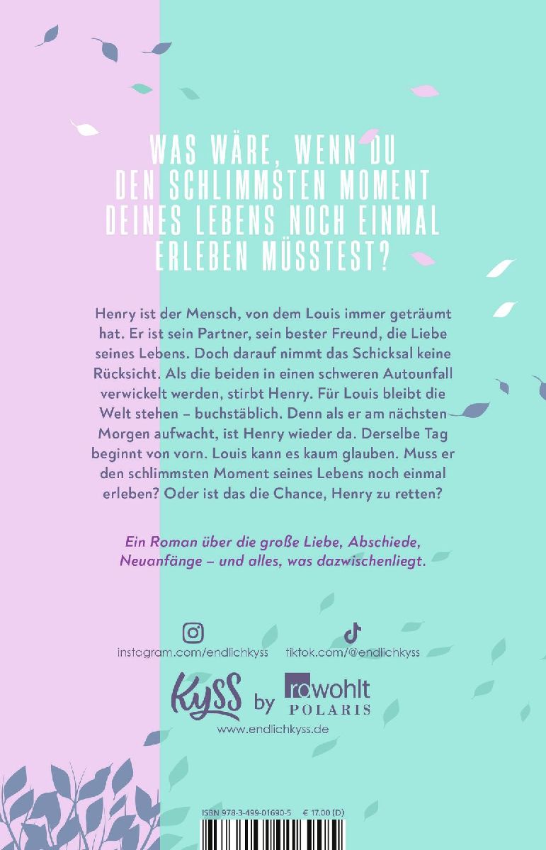 Gestern waren wir unendlich (Rückseite)
