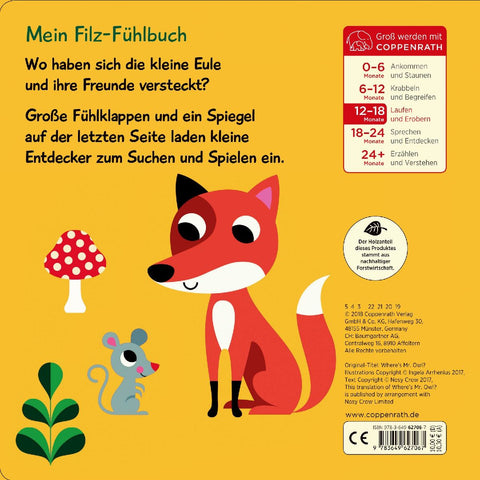 Mein Filz-Fühlbuch: Kuckuck, kleine Eule!