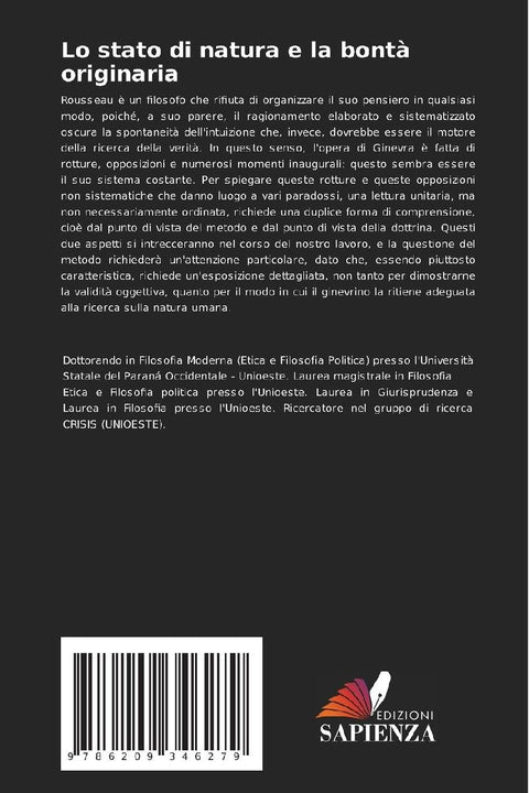 Lo stato di natura e la bontà originaria