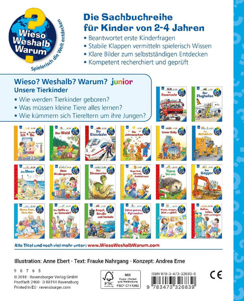 Wieso? Weshalb? Warum? junior, Band 15: Unsere Tierkinder