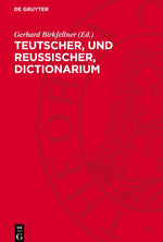 Teutscher, und Reussischer, Dictionarium