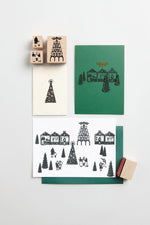 Stempelset Weihnachtsmarkt FSC 100%