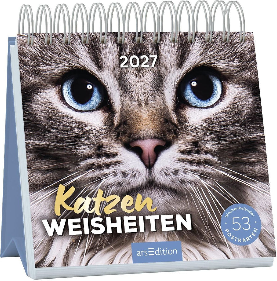 Postkartenkalender Katzenweisheiten 2027