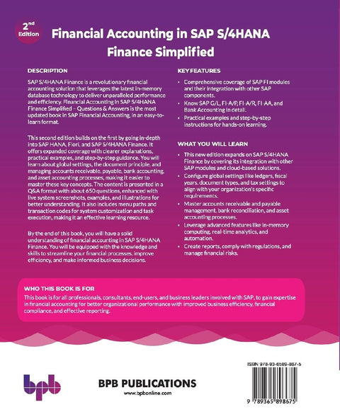 Financial Accounting in SAP S/4HANA Finance Simplified