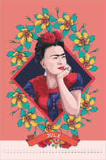 Frida Kahlo Wandkalender 2027