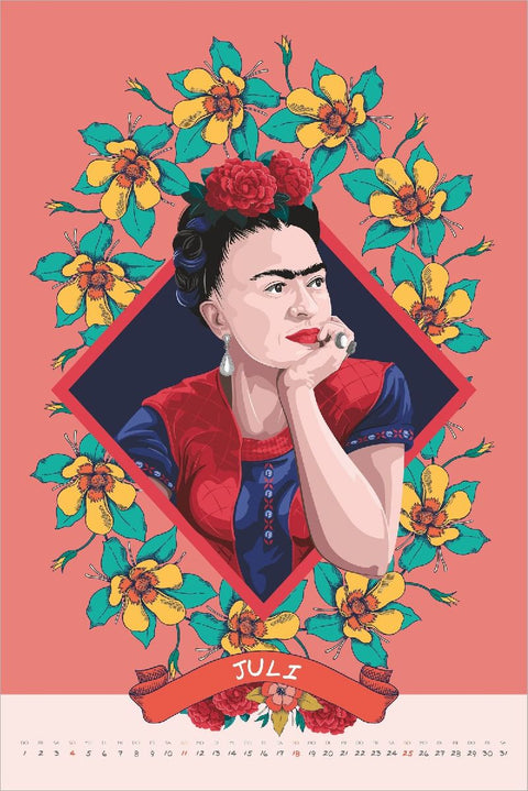 Frida Kahlo Wandkalender 2027