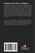 Gestione del valore in Nigeria