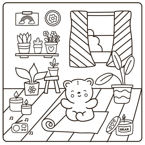 Cosy Coloring - Rest & Relax