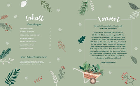 Mein Adventskalender-Buch - Ho, Ho, Hochbeetliebe