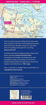 Reise Know-How Landkarte Kanada, West | Canada, West (1:1.900.000) (Innenansicht)