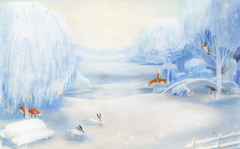 In einer weißen Winternacht