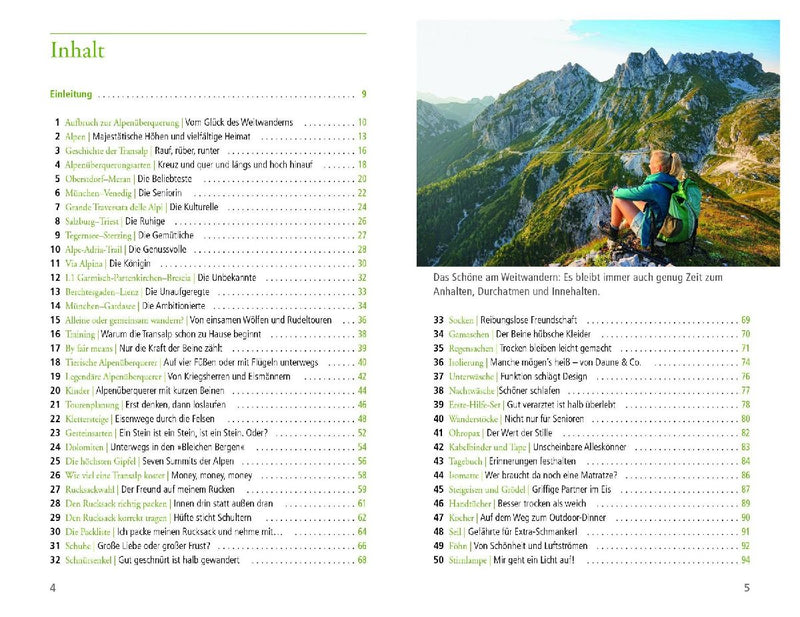 101 Dinge, die ein Alpenüberquerer wissen muss (Innenansicht)