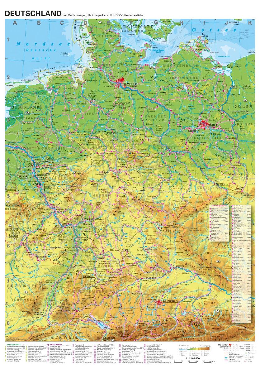 Deutschland Radfernwege