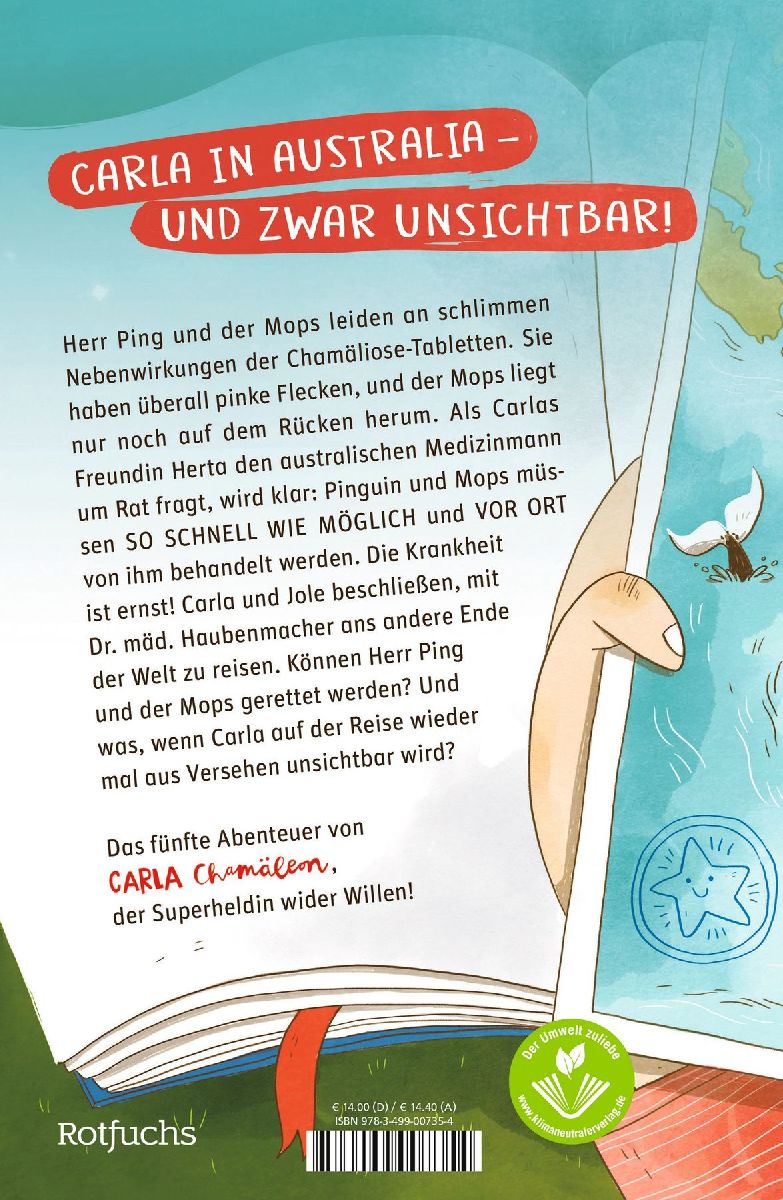 Carla Chamäleon: Reisefieber (Rückseite)