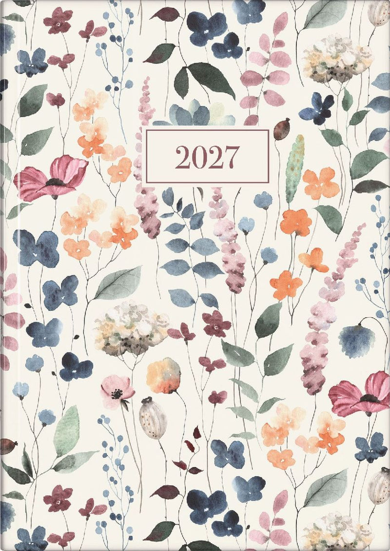 rido/idé 7028507027 Buchkalender Premium Young Line 2027 "Watercolor" A5, Papier