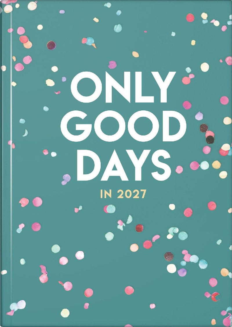 rido/idé 7028507057 Buchkalender Premium Young Line 2027 "Confetti" A5, Papier