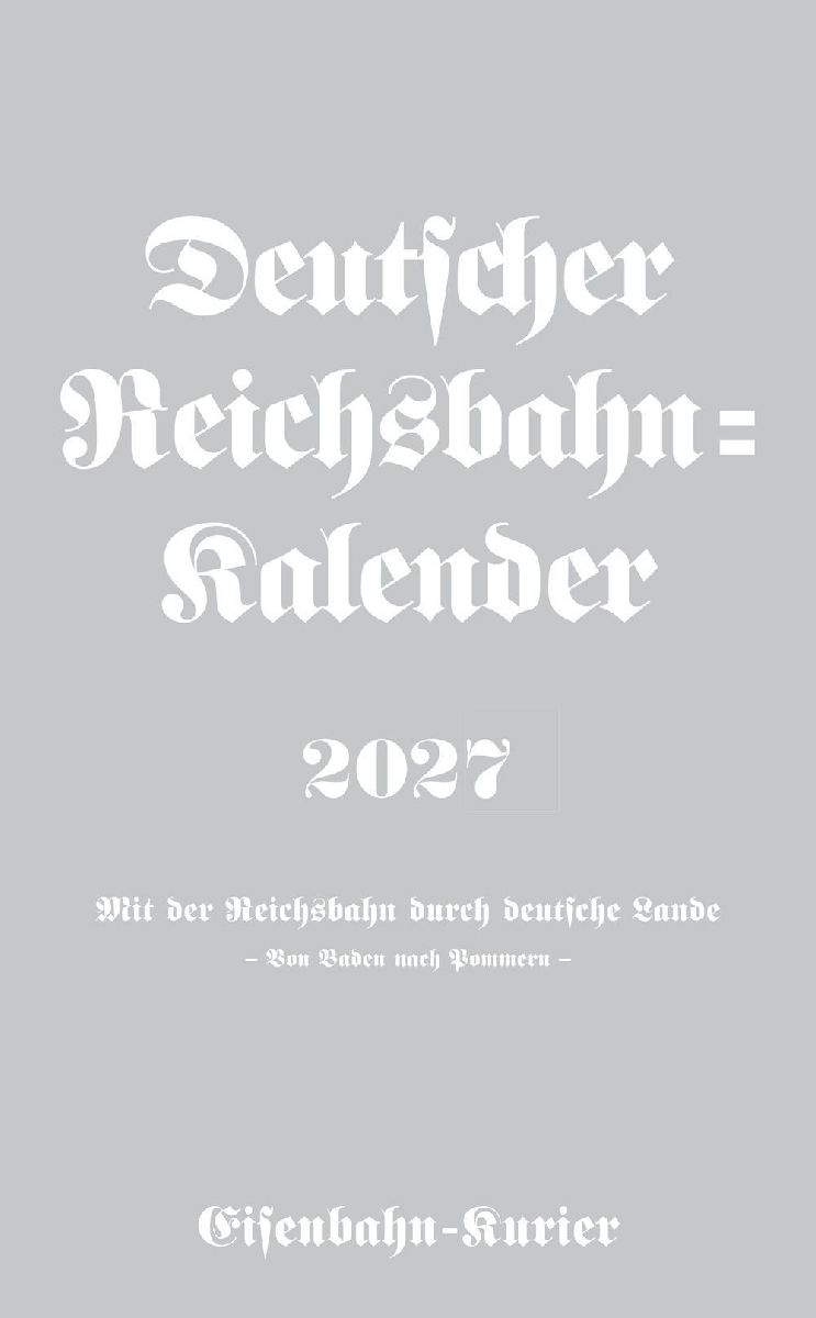 Deutscher Reichsbahn-Kalender 2027