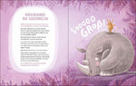 Der Elefant ist ganz entspannt