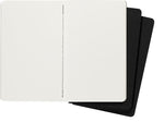 Moleskine Cahier, L/A5, 3er Set, Blanko, Kartoneinband, Schwarz