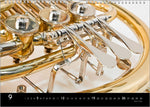Musikinstrumente, ein Musik-Kalender 2027, DIN A4