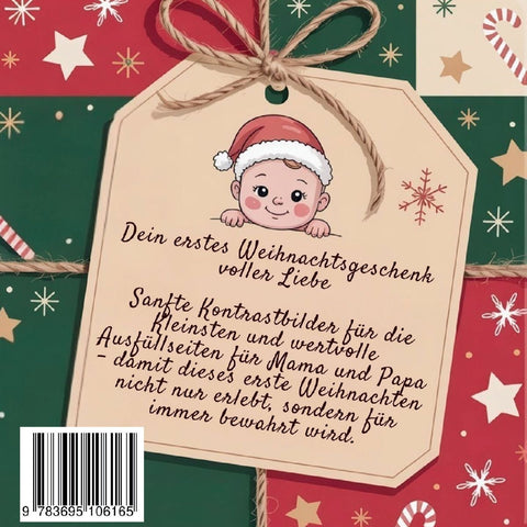 Mein erstes Weihnachtsgeschenk - Kontrastbuch für Babys