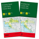 freytag & berndt Straßenkarte Kroatien Set 1:200.000 (Rückseite)