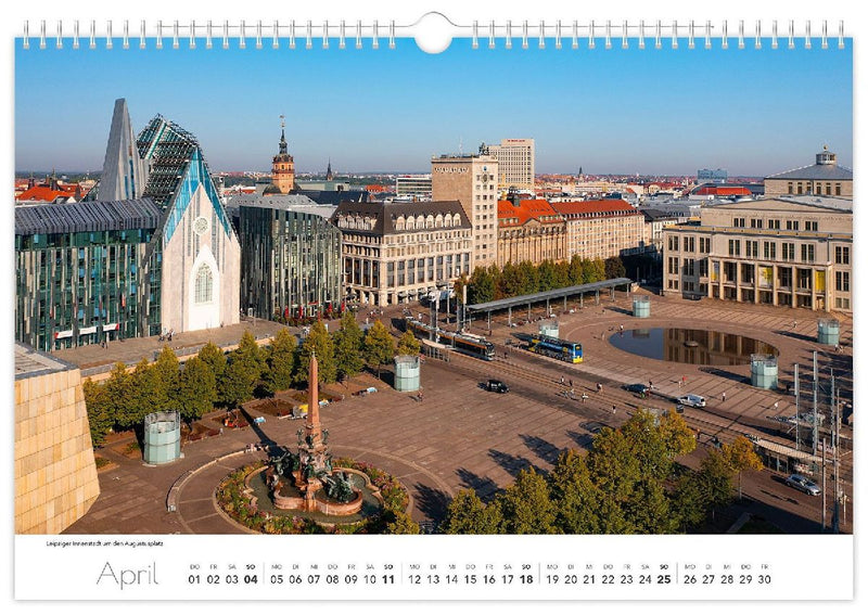 Kalender Sachsen von oben 2027 - Luftaufnahmen (Innenansicht)