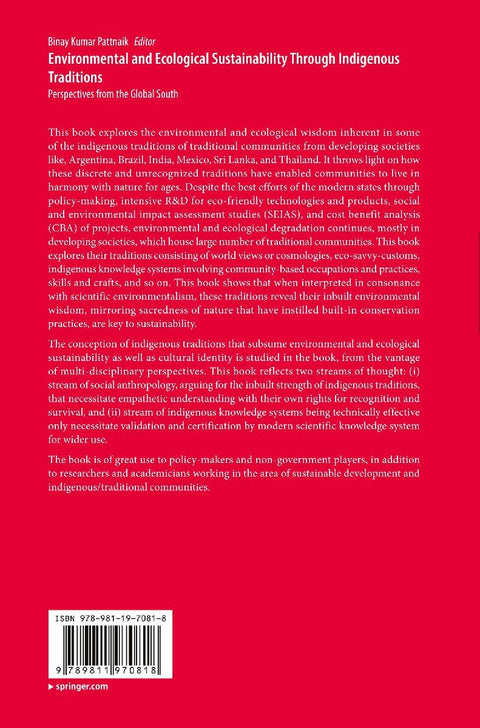 Environmental and Ecological Sustainability Through Indigenous Traditions
