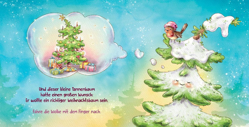 Der kleine Tannenbaum feiert Weihnachten (Innenansicht)