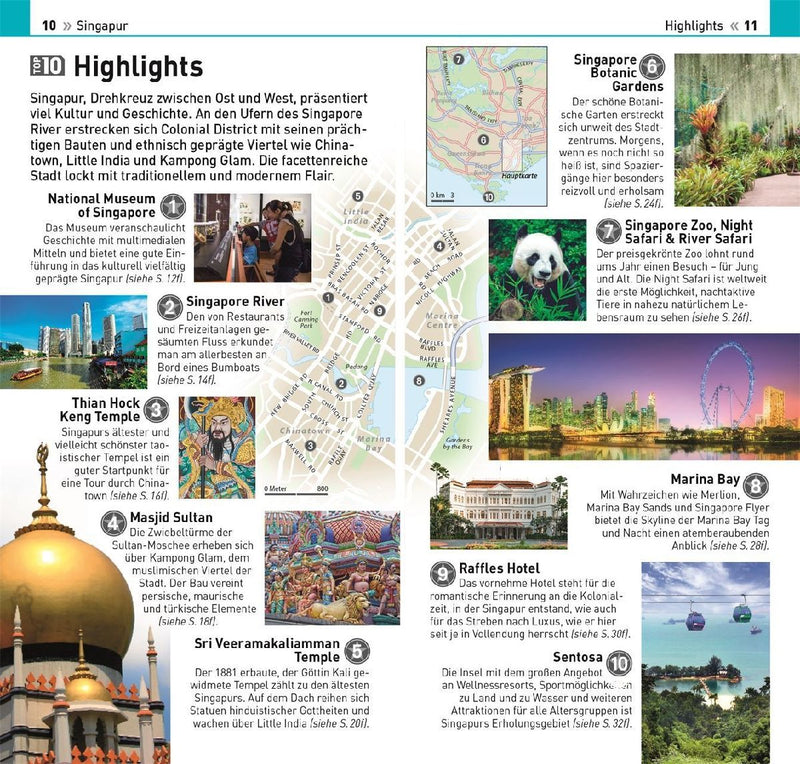 TOP10 Reiseführer Singapur (Innenansicht)