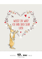 Abreißkalender Weißt du eigentlich, wie lieb ich dich hab? 2027 (Innenansicht)