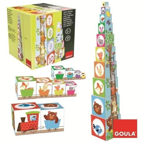 Goula Stapelturm Tiere