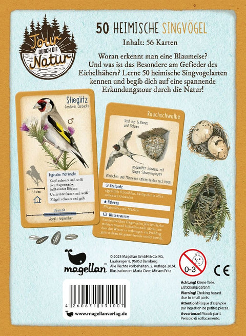 Tour durch die Natur - 50 heimische Singvögel