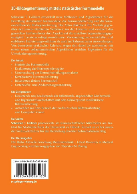 3D-Bildsegmentierung mittels statistischer Formmodelle