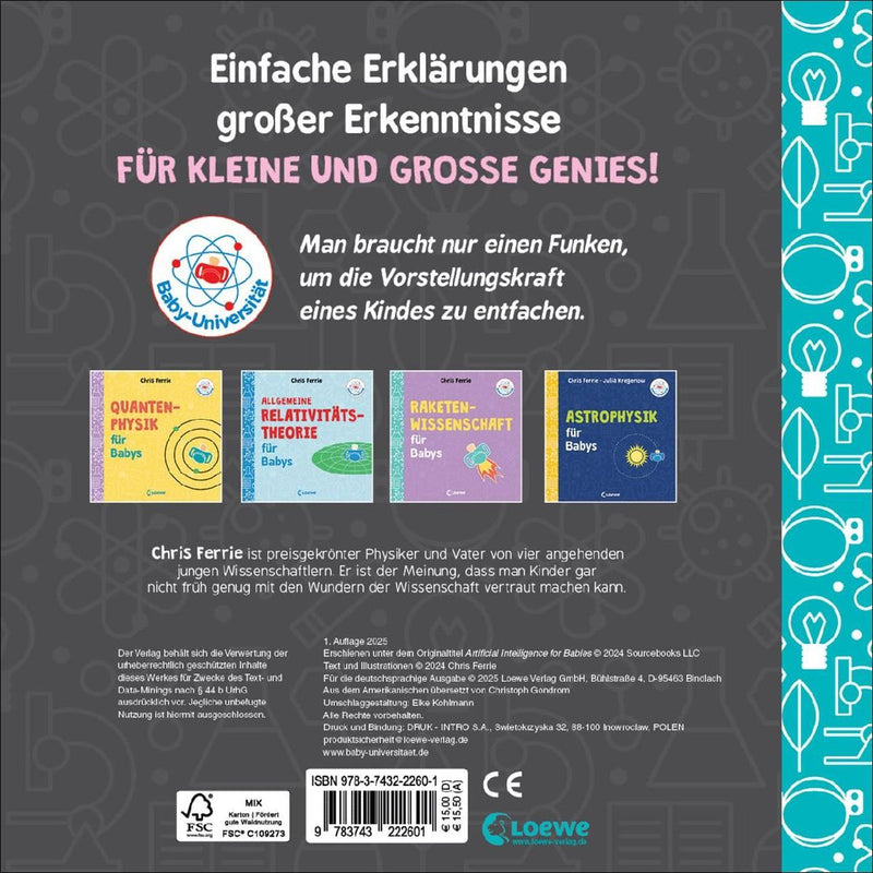 Baby-Universität - Künstliche Intelligenz für Babys (Rückseite)