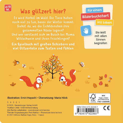 Mein erstes Glitzerbuch - Im Wald