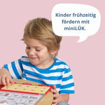 miniLÜK. Jubiläumskontrollgerät mit Klarsichtdeckel Gold (Innenansicht)