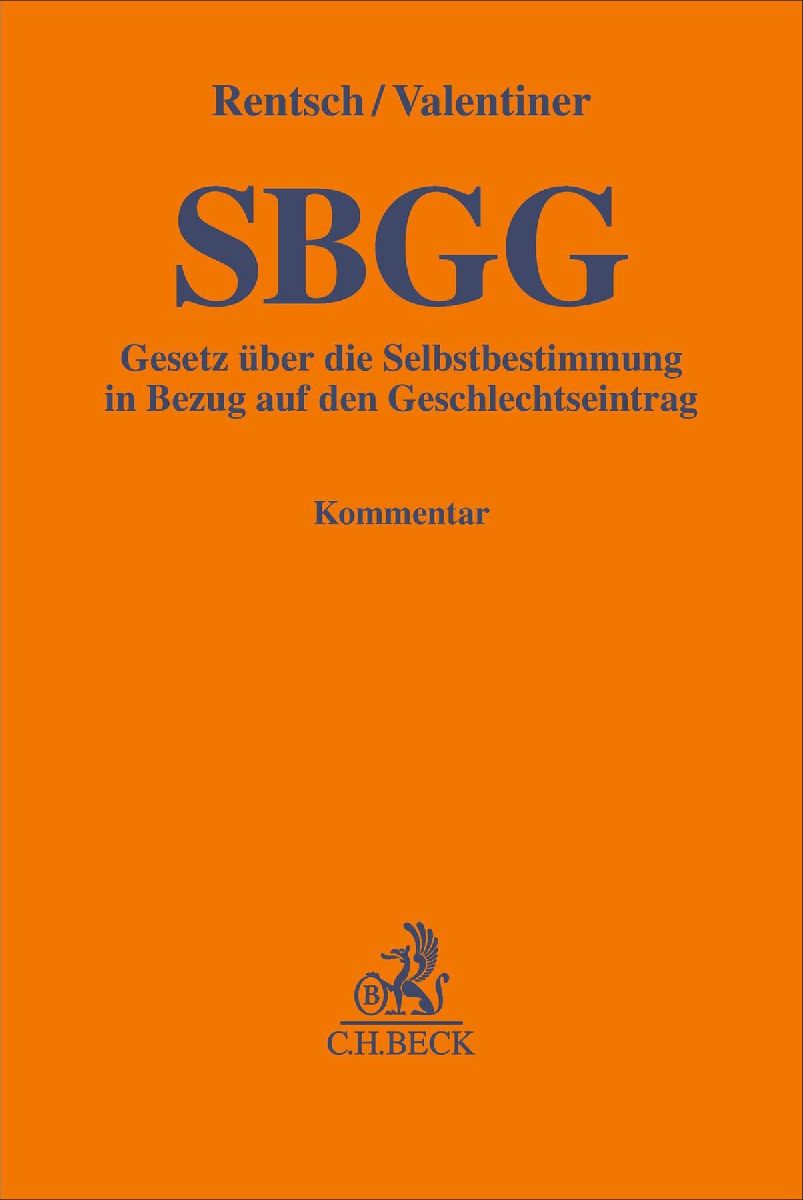 Gesetz über die Selbstbestimmung in Bezug auf den Geschlechtseintrag (SBGG)
