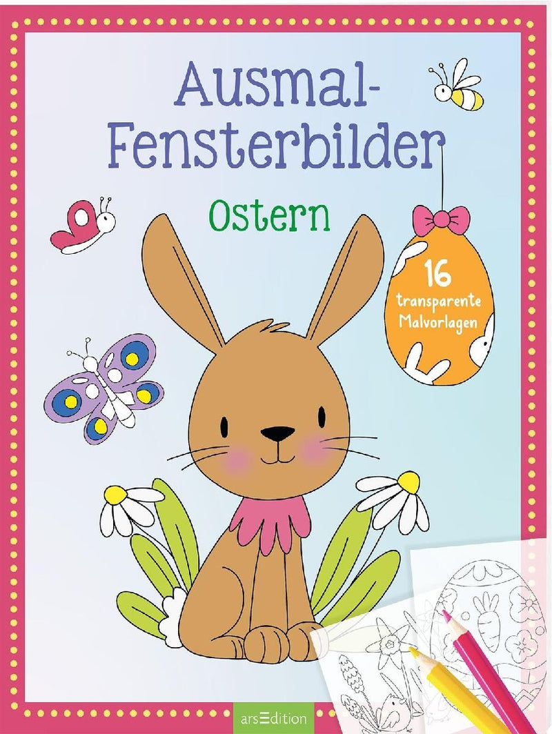 Ausmal-Fensterbilder - Ostern