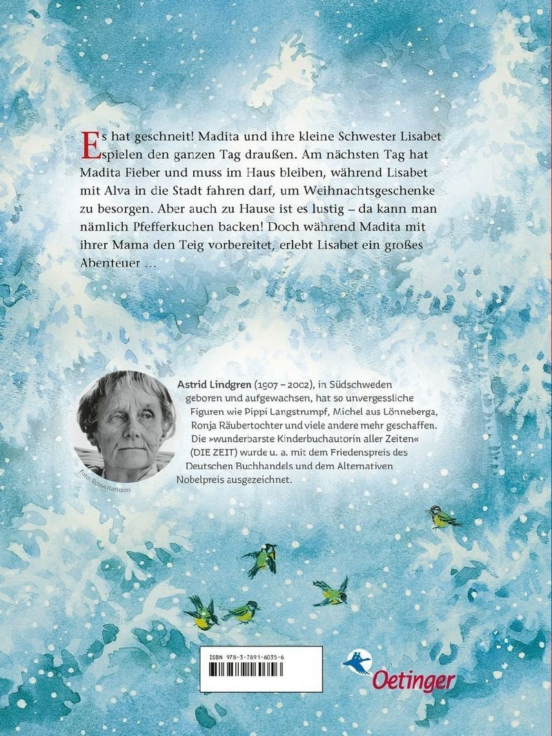 Guck mal, Madita, es schneit! (Rückseite)