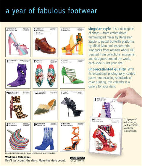 Shoes Page-A-Day(r) Gallery Calendar 2026
